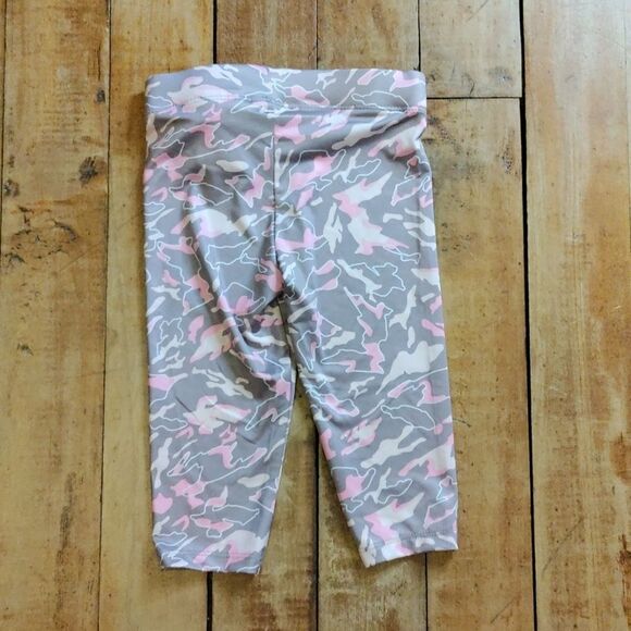 Puma Leggings 3T Athletic Leggings  Pink Gray Soccer Activewear Spring - Picture 4 of 4